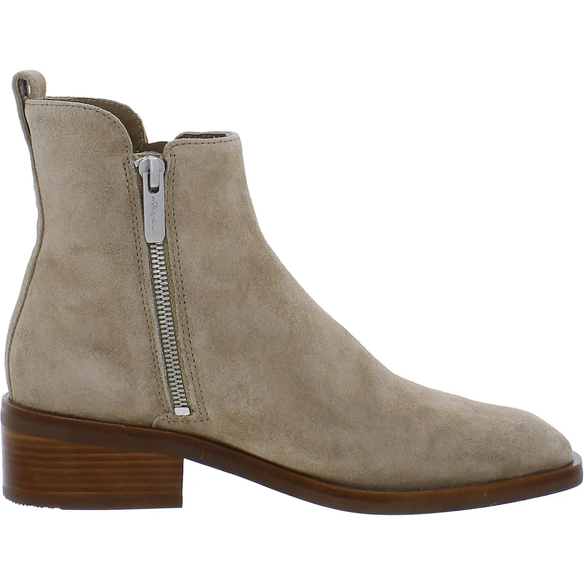 3.1 Phillip Lim Womens ALEXA Faux Suede Chelsea Ankle Boots