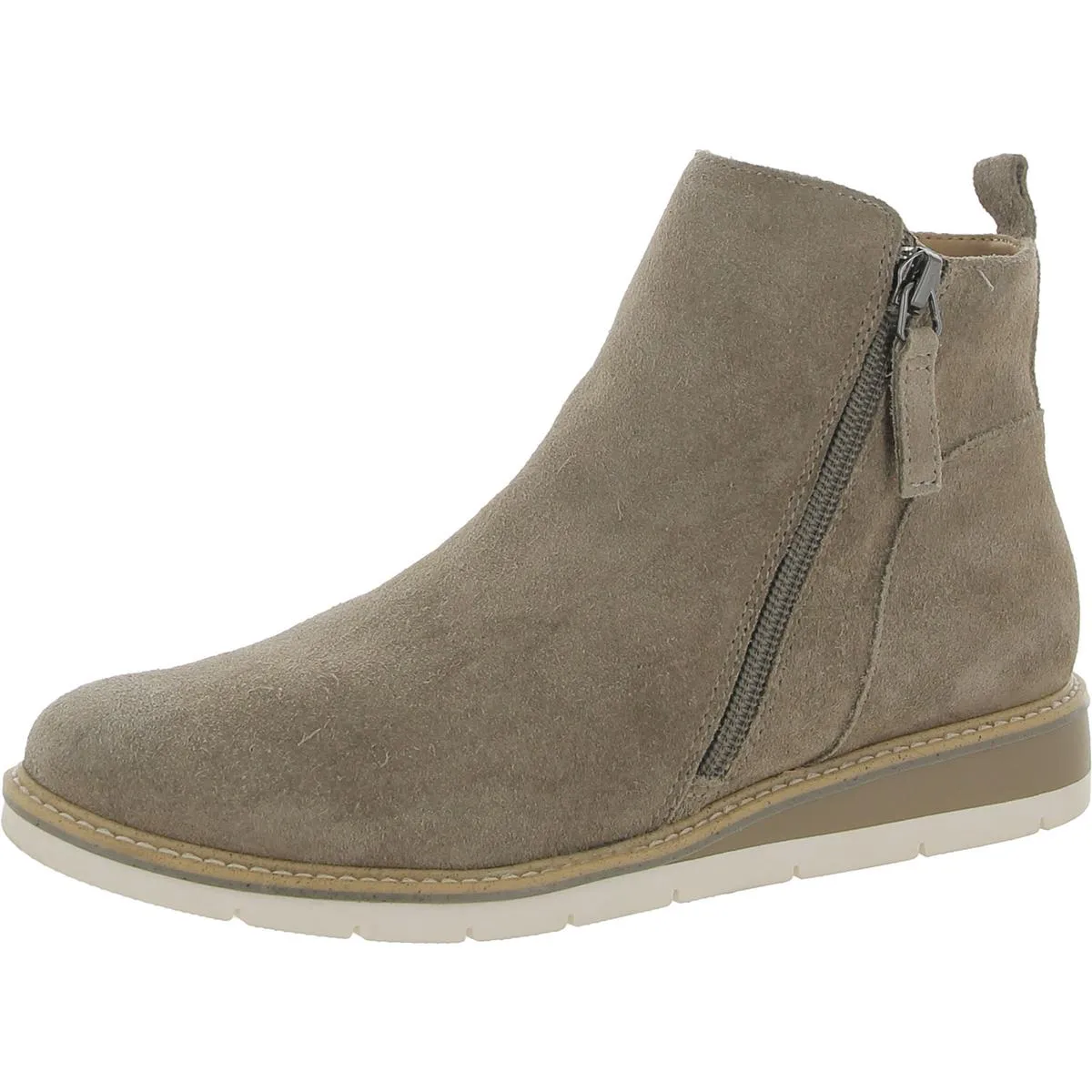 Adam Tucker Womens Aly 14 Suede Side Zipper Ankle Boots