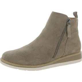 Adam Tucker Womens Aly 14 Suede Side Zipper Ankle Boots