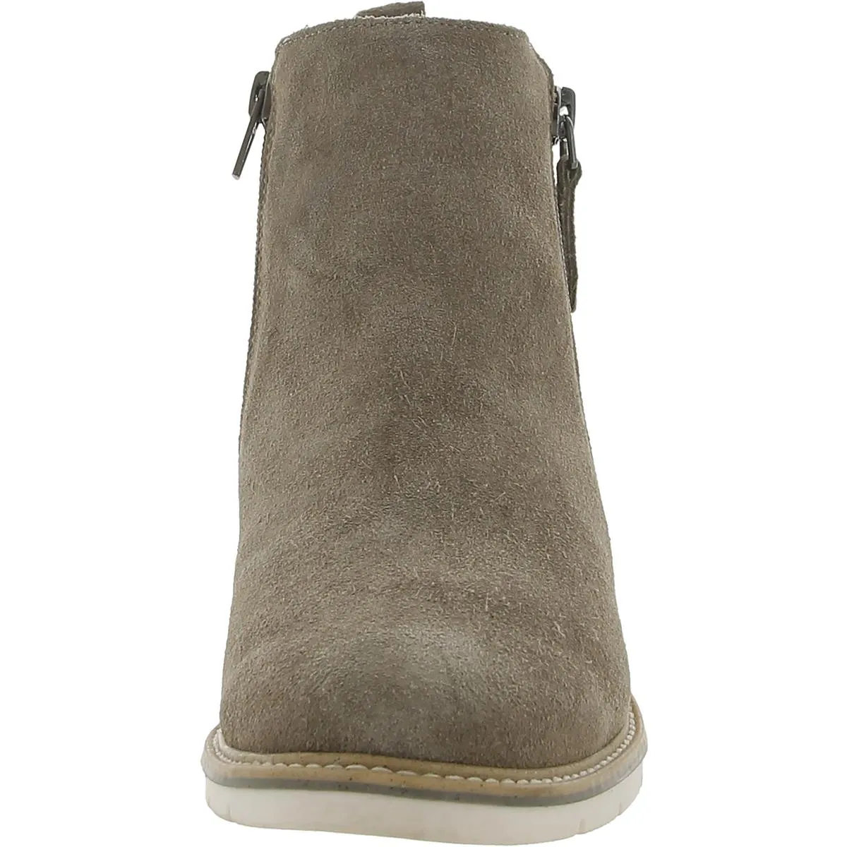 Adam Tucker Womens Aly 14 Suede Side Zipper Ankle Boots