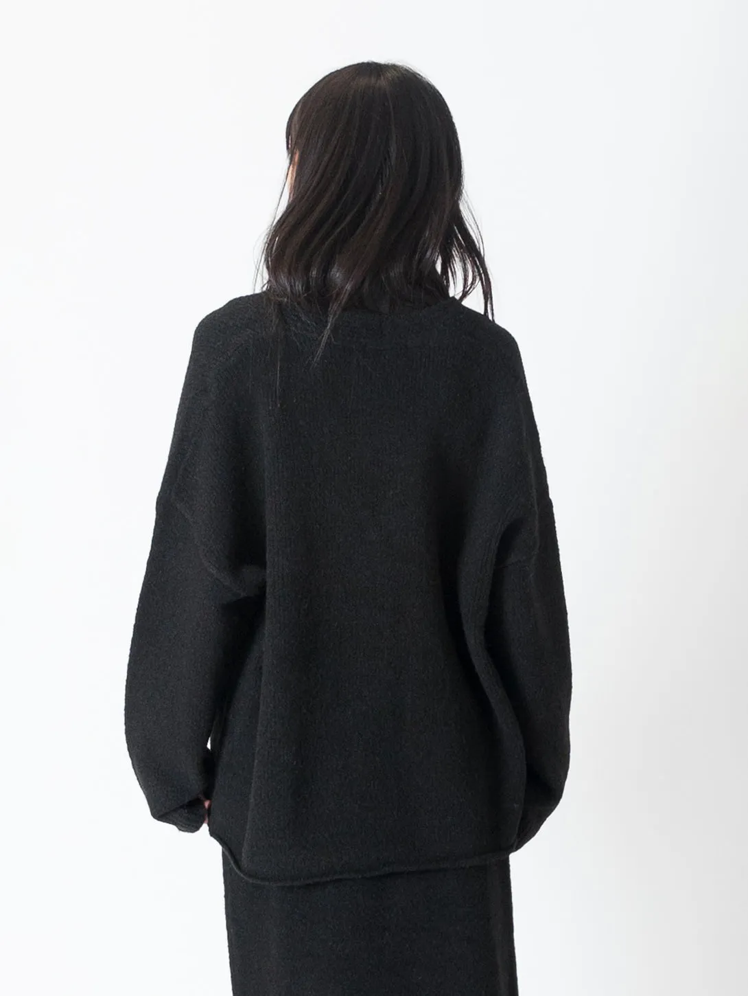 Asher Oversized Cardigan - Black