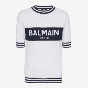 Balmain PB Labyrinth Knit T-Shirt