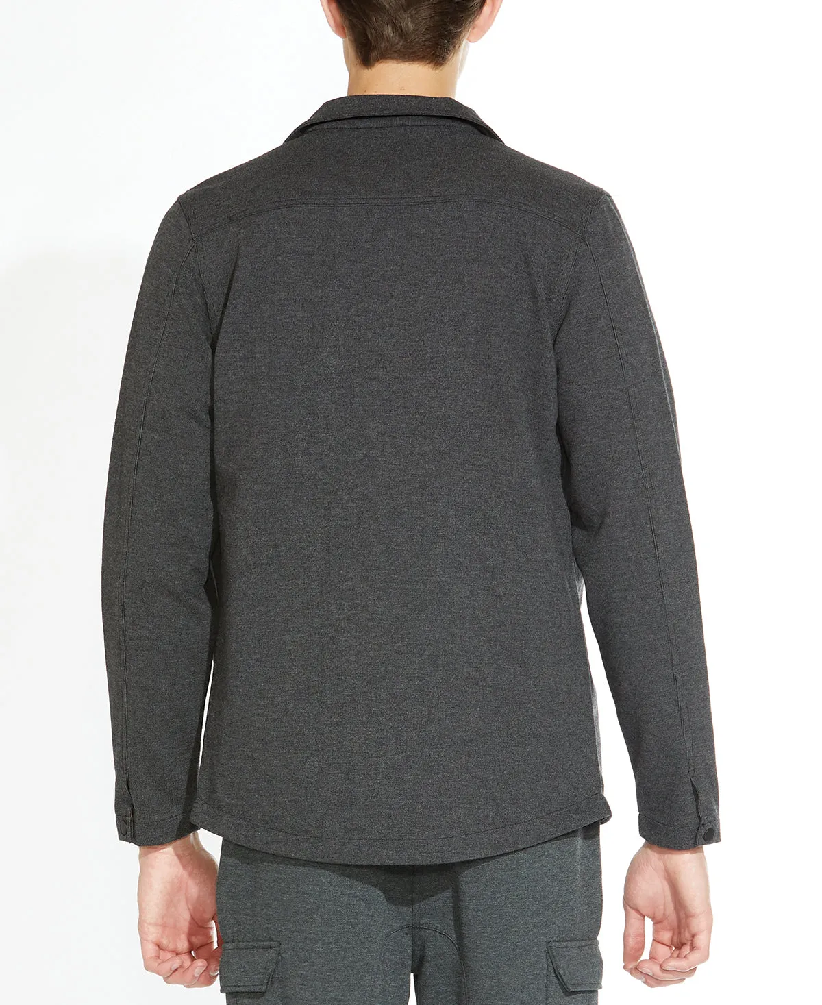 Bennett Heavy Knit Jacket (Heather Charcoal)