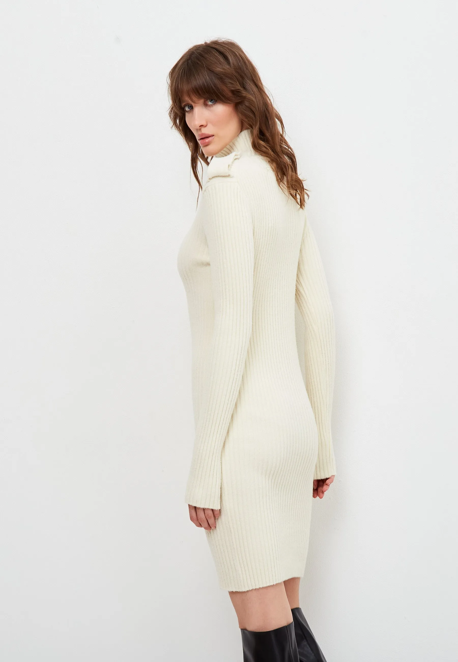 CG Knitted Dress - Off White