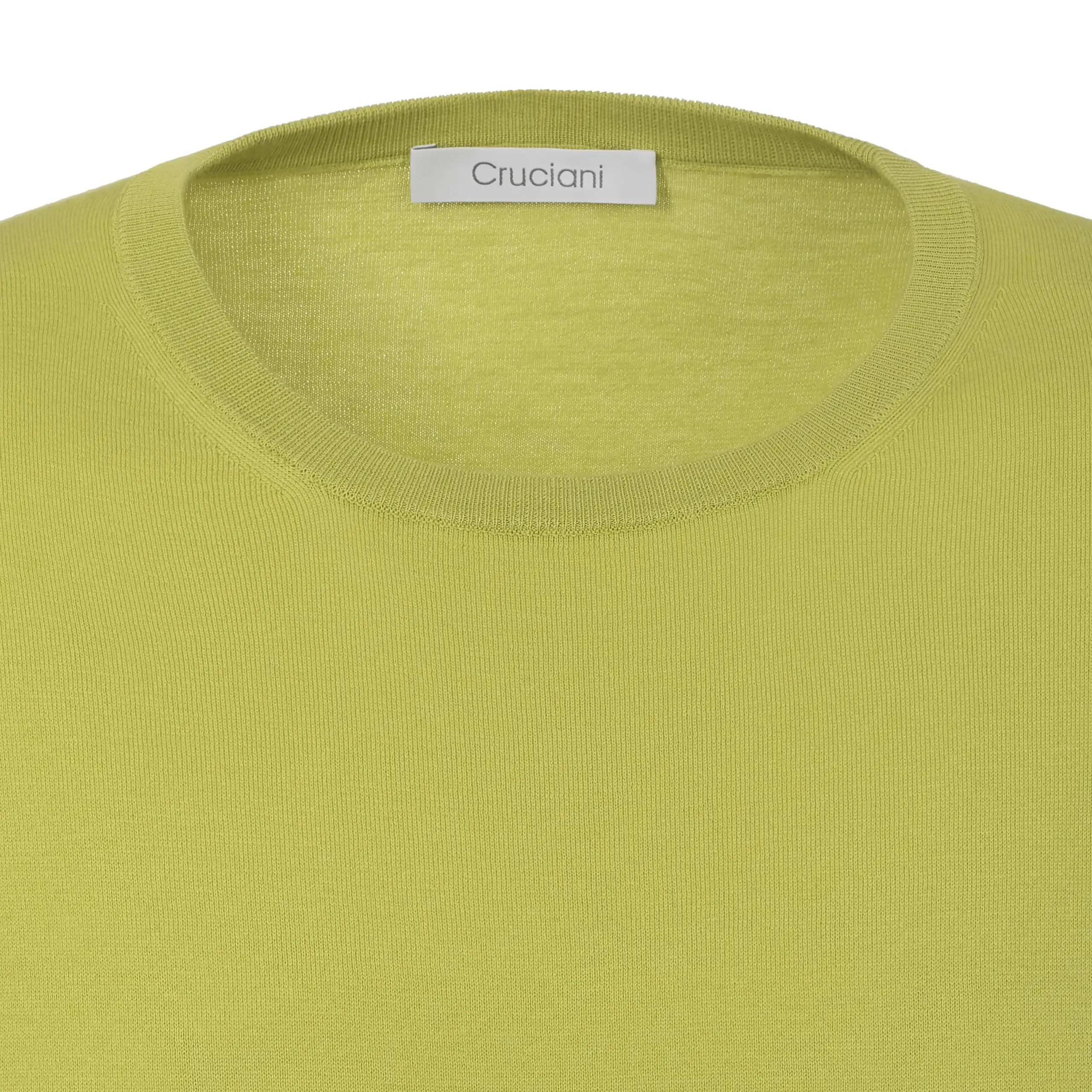 Cotton Lime Green T-Shirt Sweater