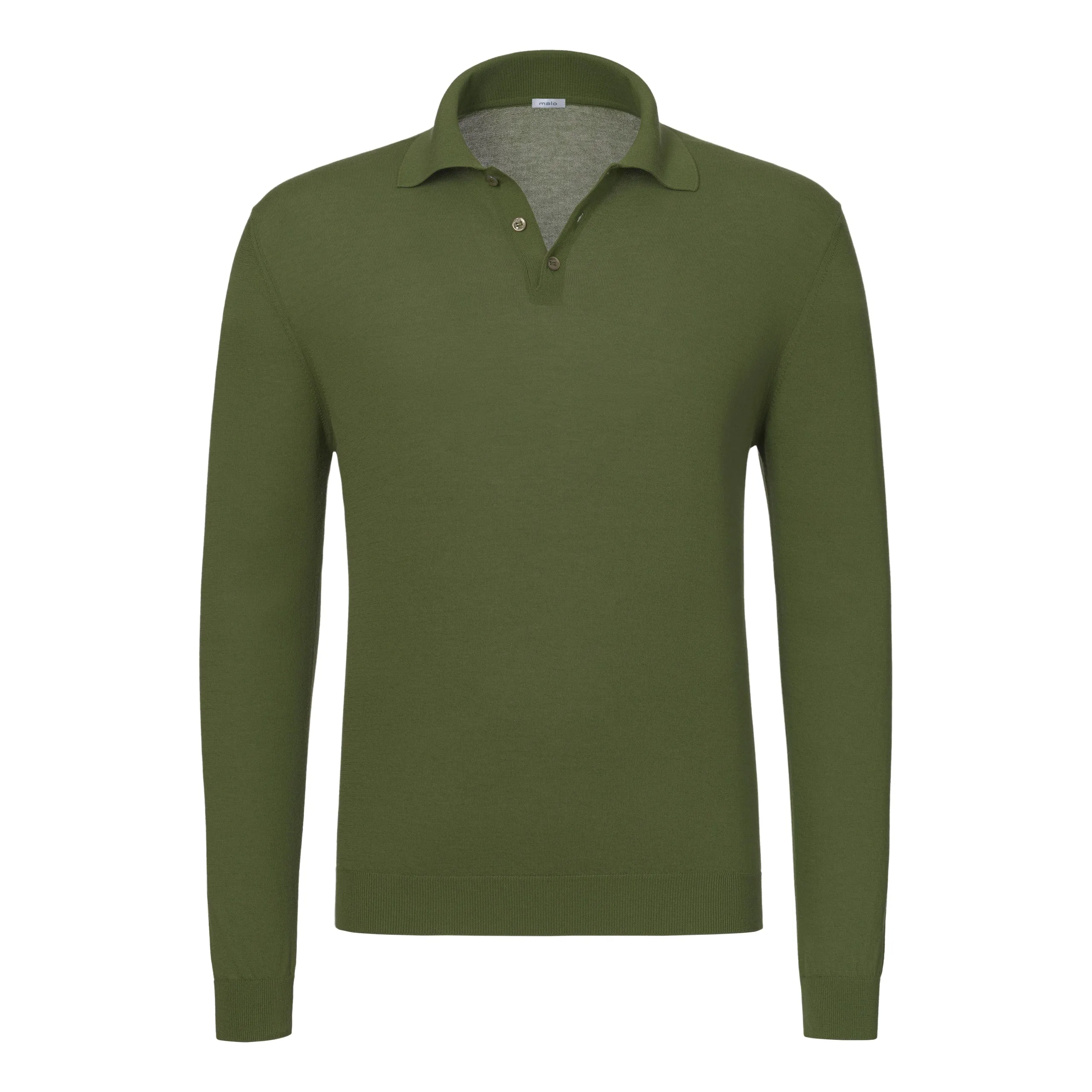 Cotton Polo Shirt in Green