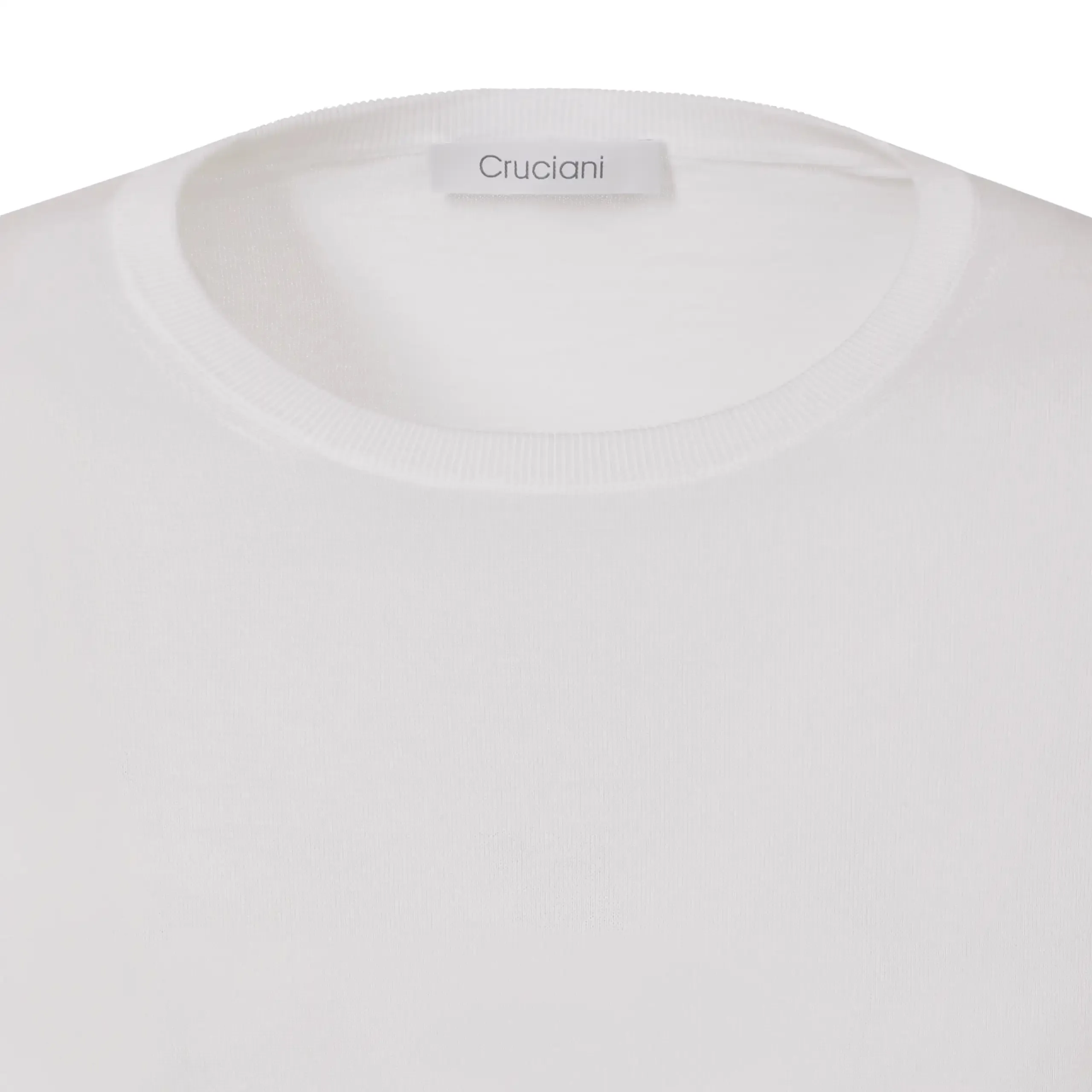 Cotton White T-Shirt Sweater