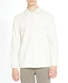 Durbin Knit Shirt Jacket (Cream)