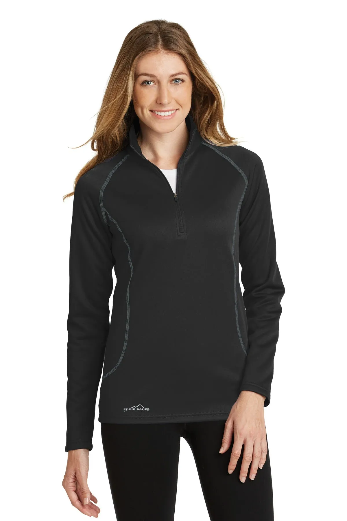 Eddie Bauer Ladies Smooth Fleece 1/2-Zip. EB237