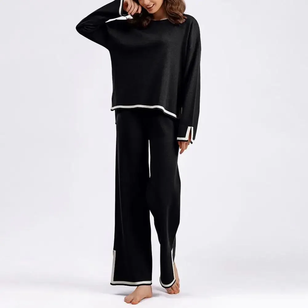 Flayer Pants Women Sweater Set