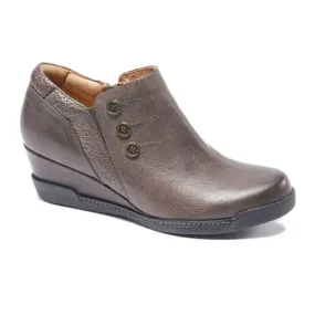 Halsa Devina Wedge Ankle Boot (Women) - Dark Grey