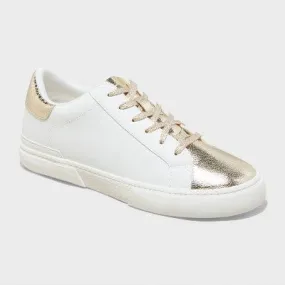 New - Women's Maddison Sneakers - A New Day Gold 7.5