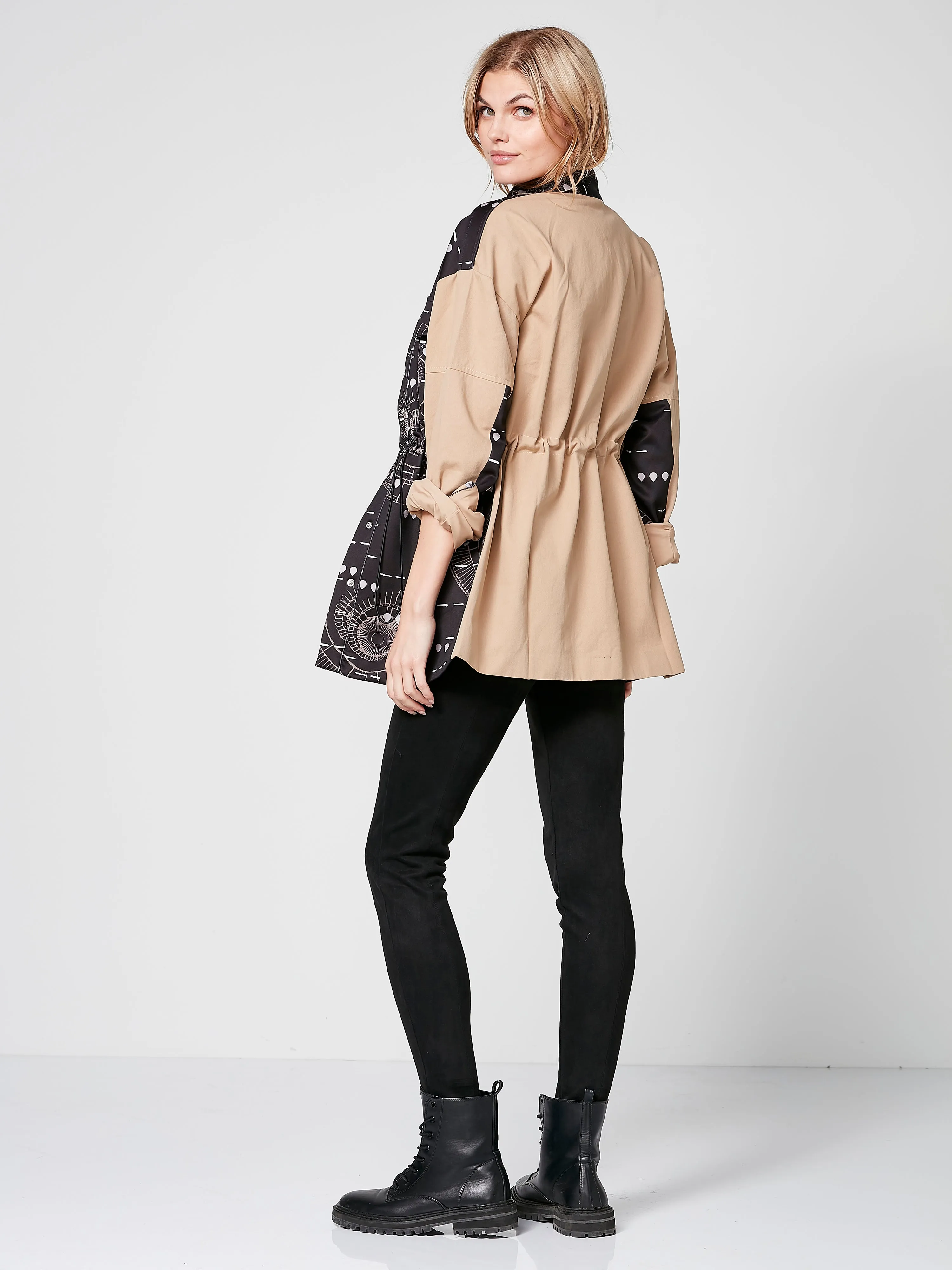 THORA jacket - Black Print