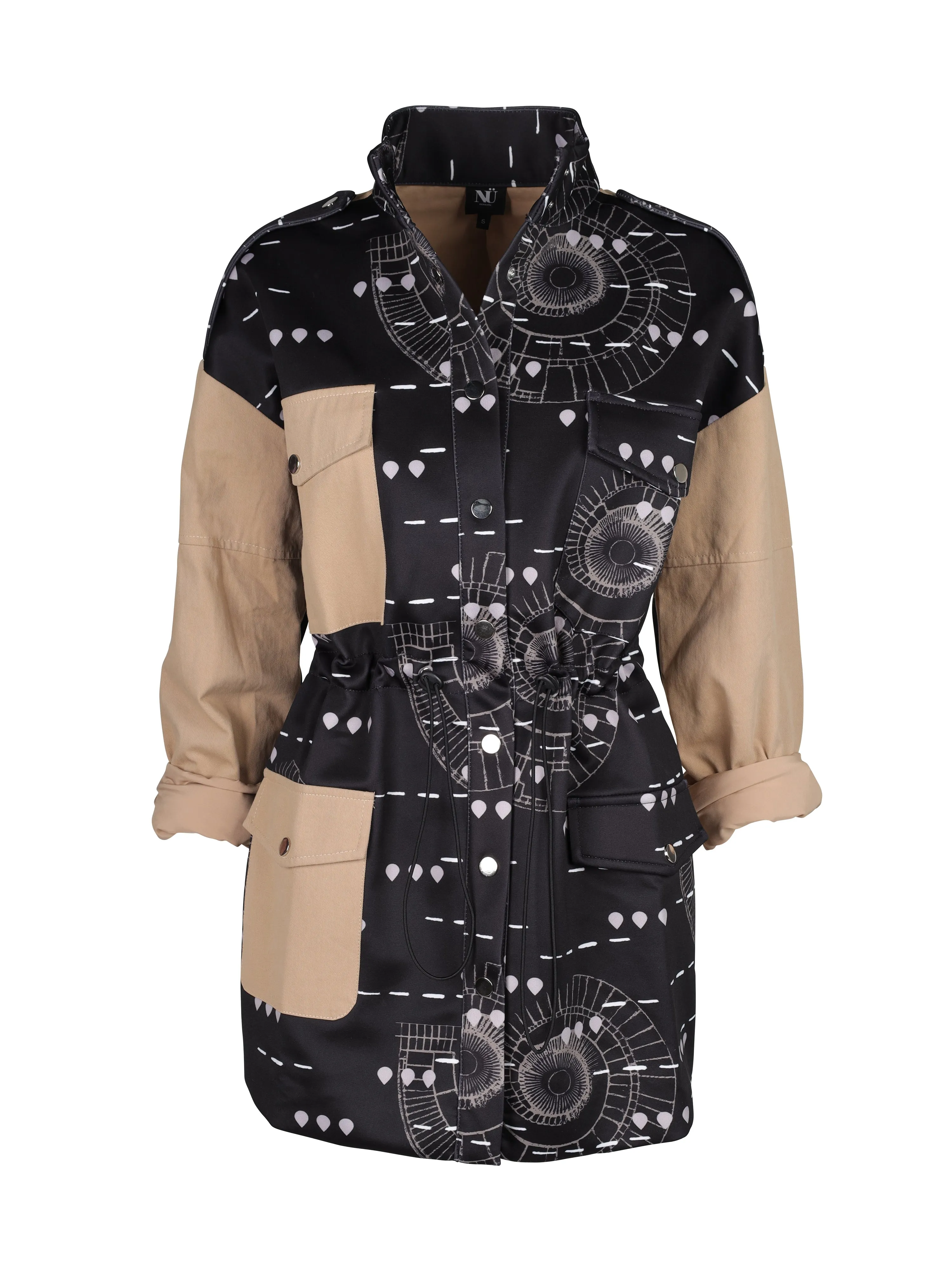 THORA jacket - Black Print