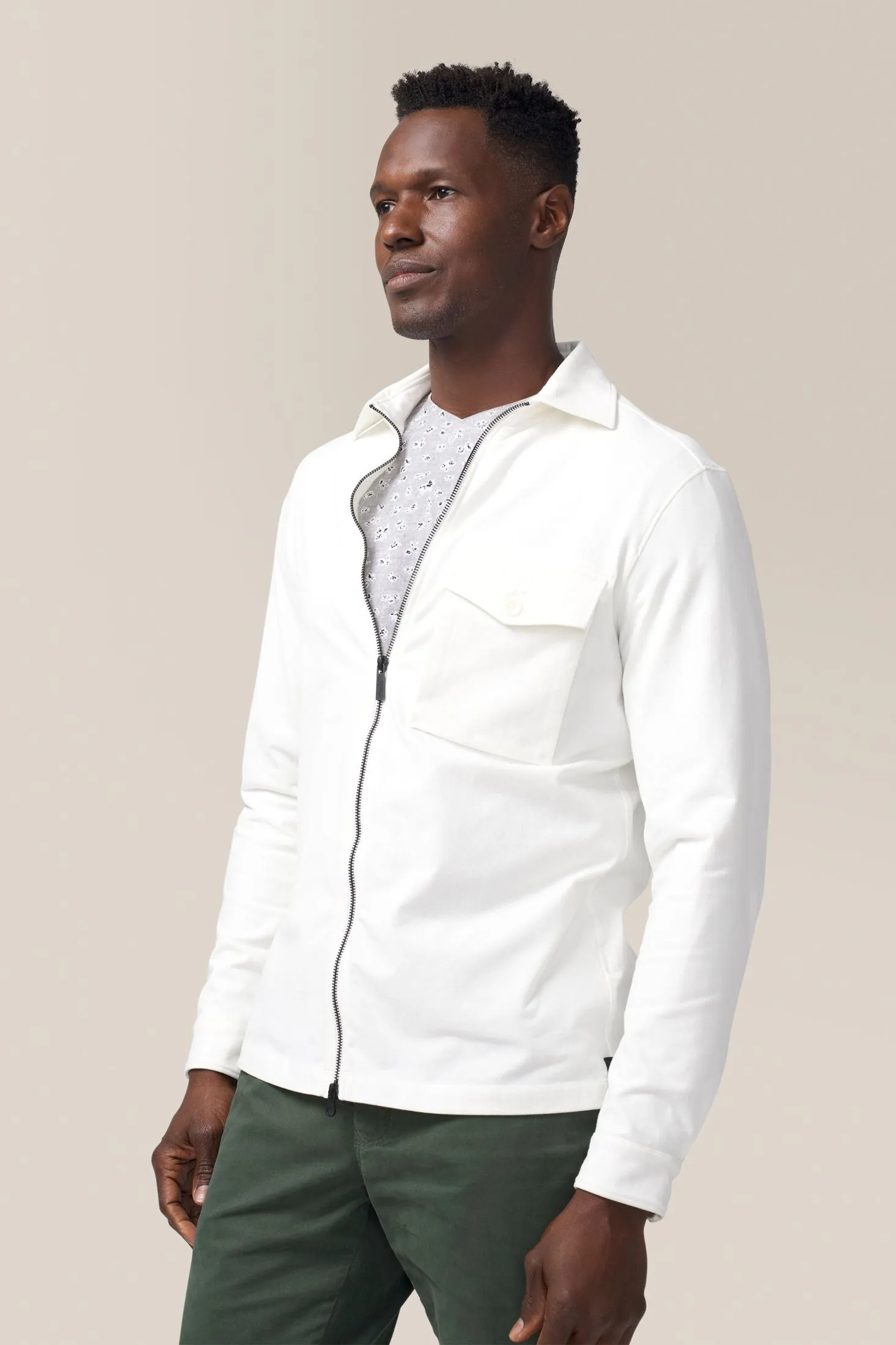 TKY Shirt Jacket | Premium Cotton Jersey