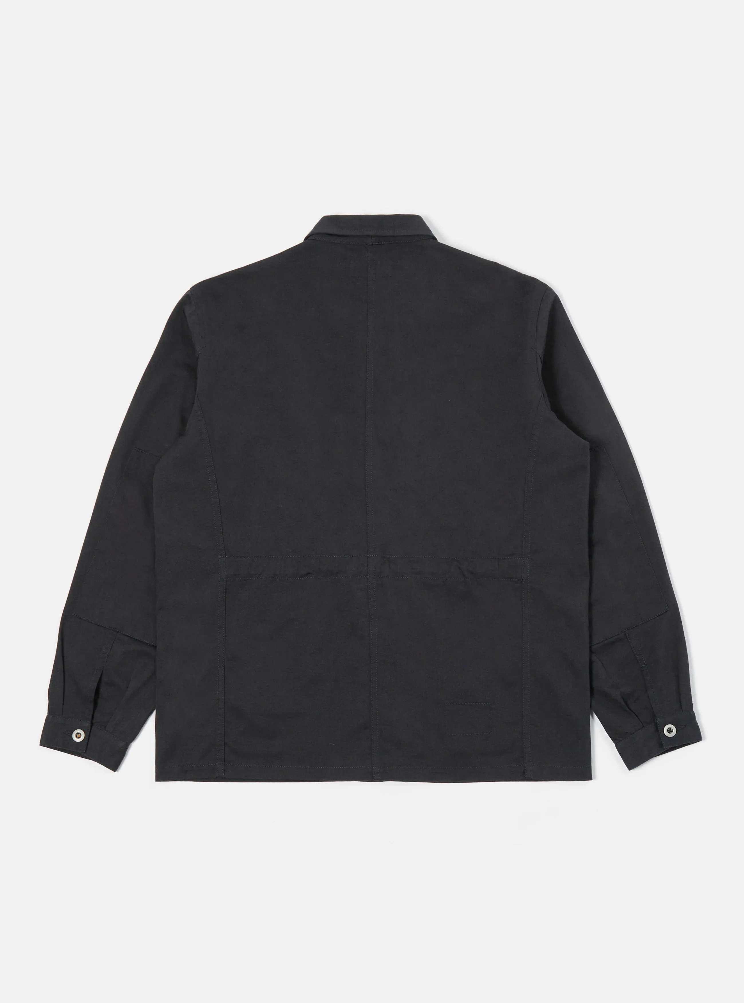 Universal Works MW Fatigue Jacket in Black Twill