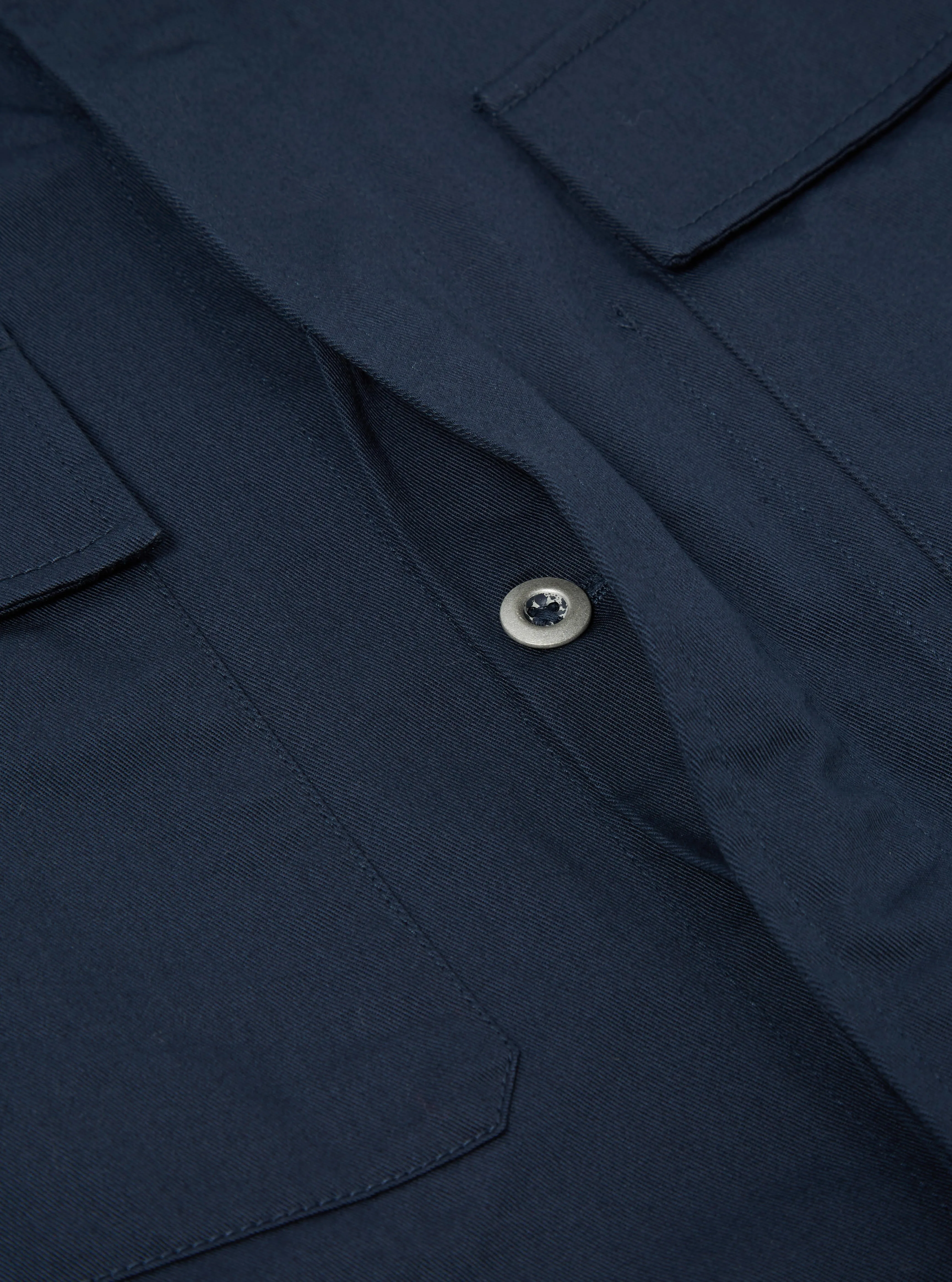 Universal Works MW Fatigue Jacket in Navy Twill