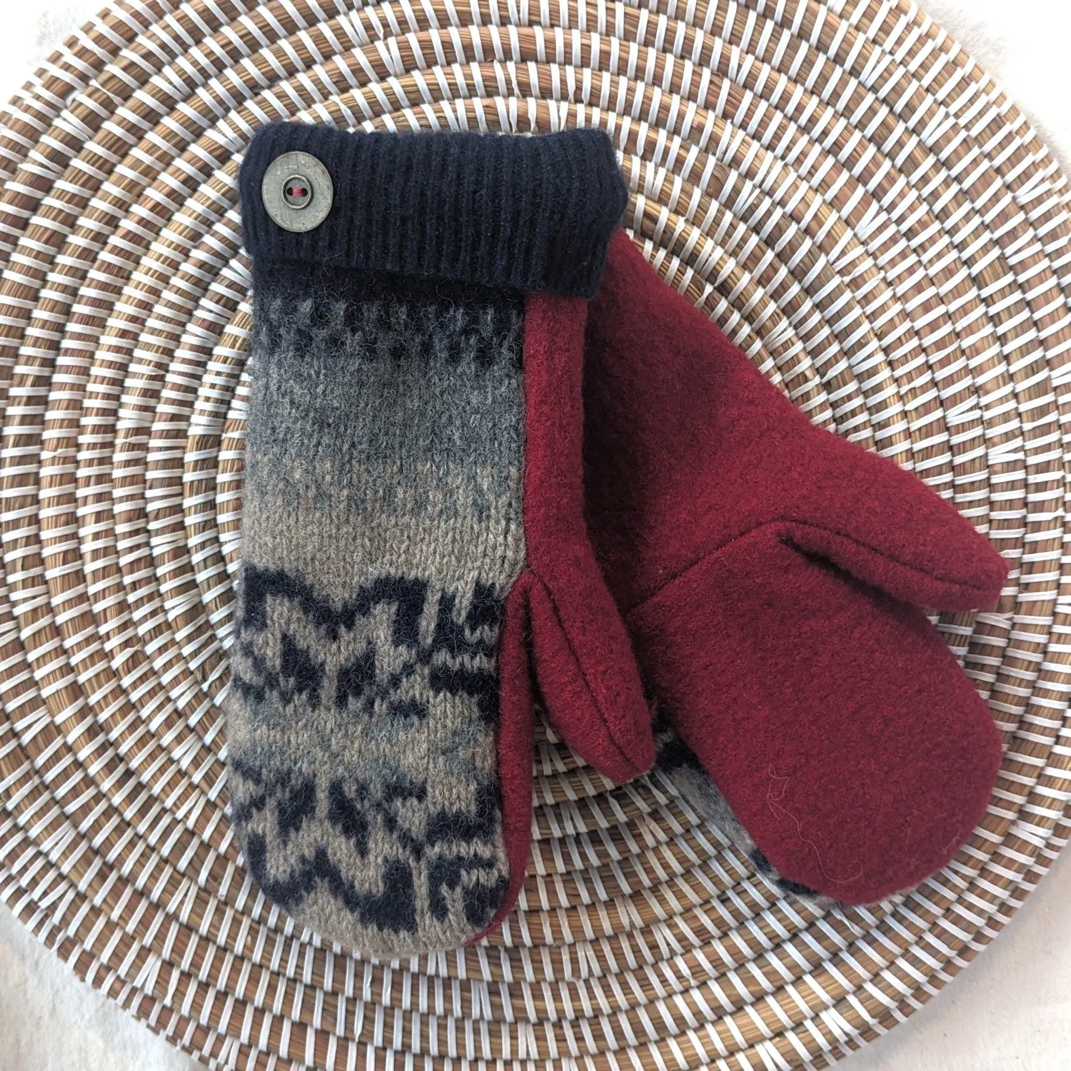 Upcycled Wool/Cashmere Mittens