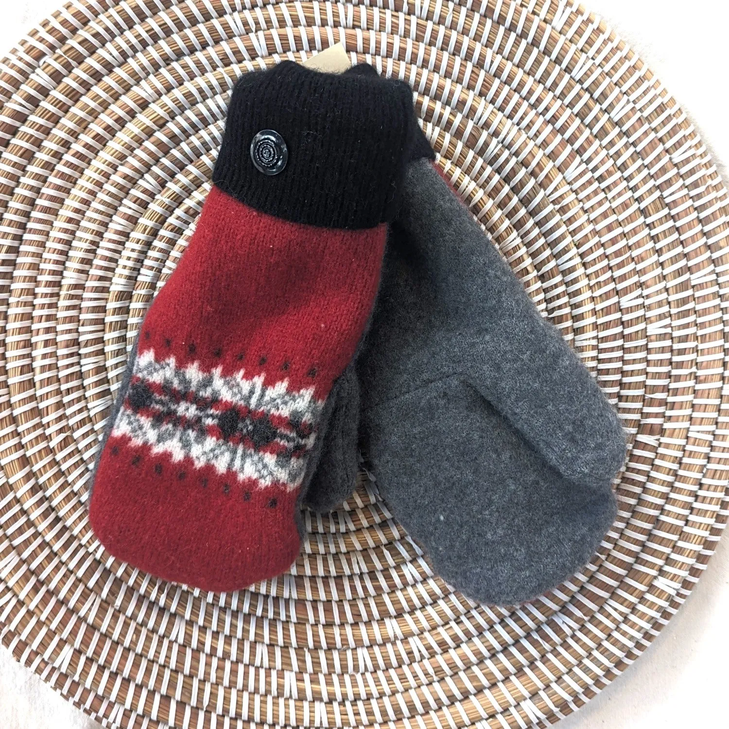 Upcycled Wool/Cashmere Mittens