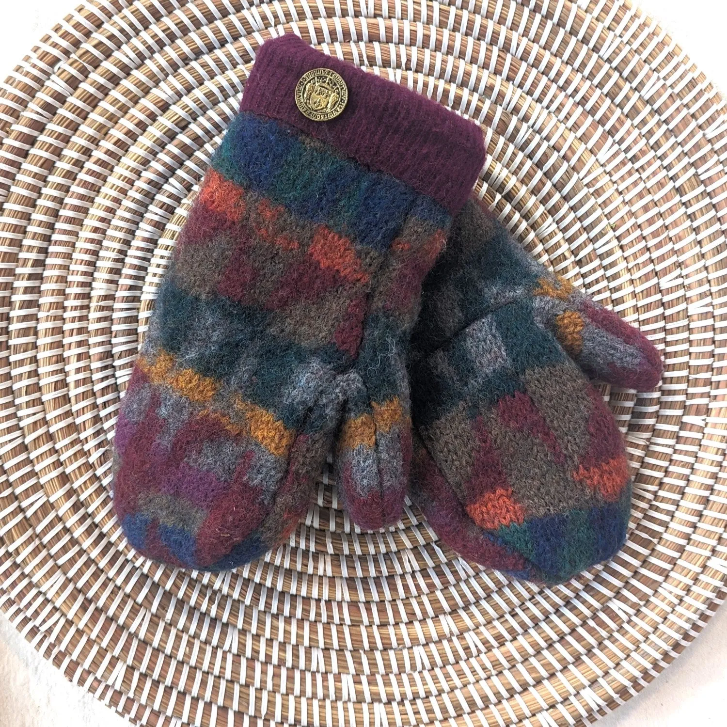 Upcycled Wool/Cashmere Mittens