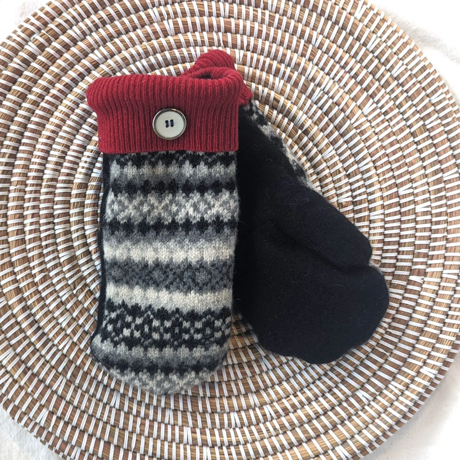 Upcycled Wool/Cashmere Mittens