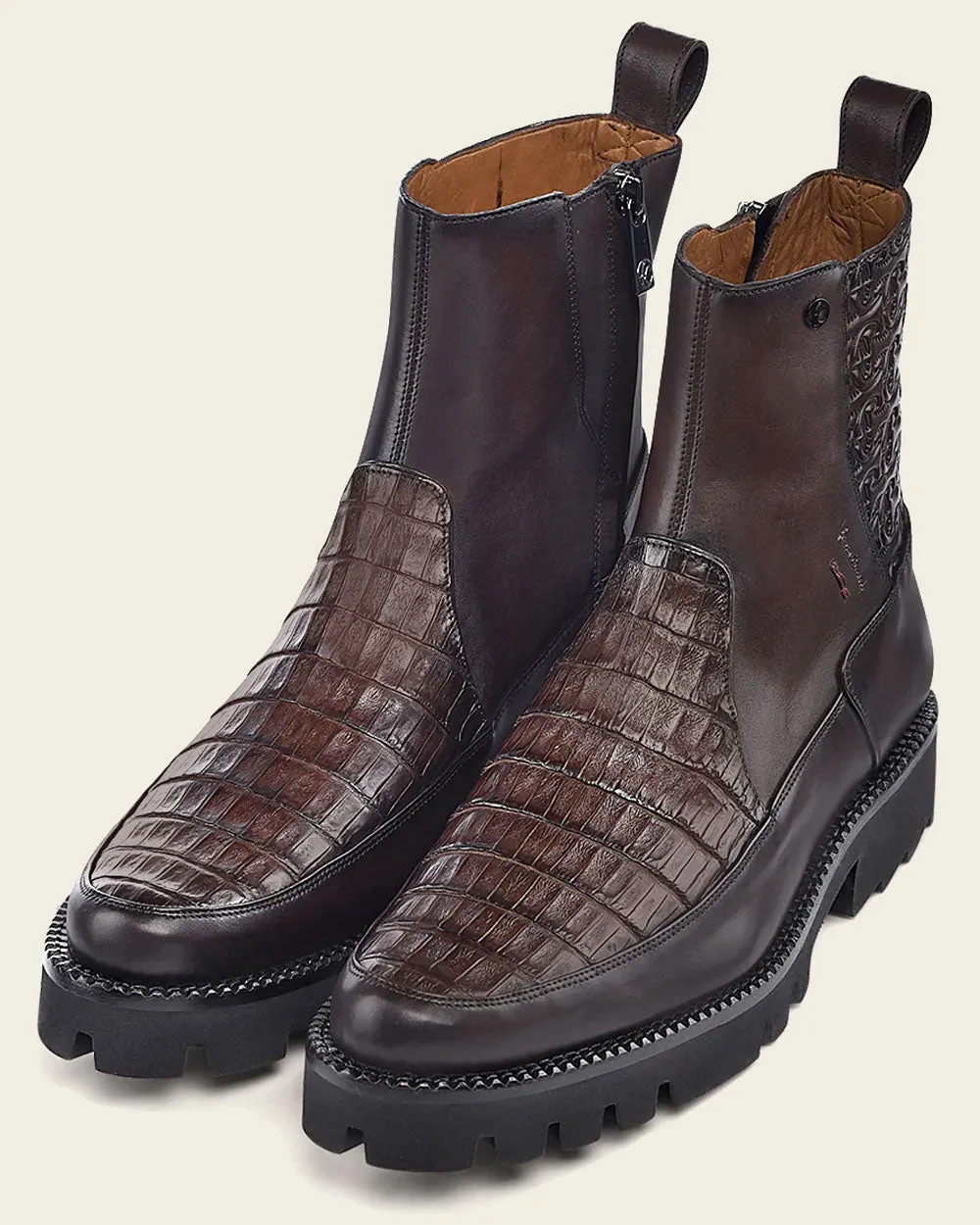 Urban brown ultra exotic boot