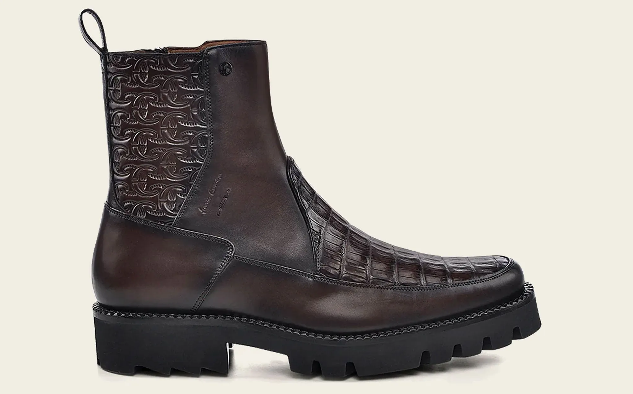 Urban brown ultra exotic boot